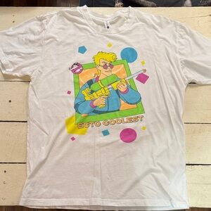 Next Level Apparel White Graphic Tee